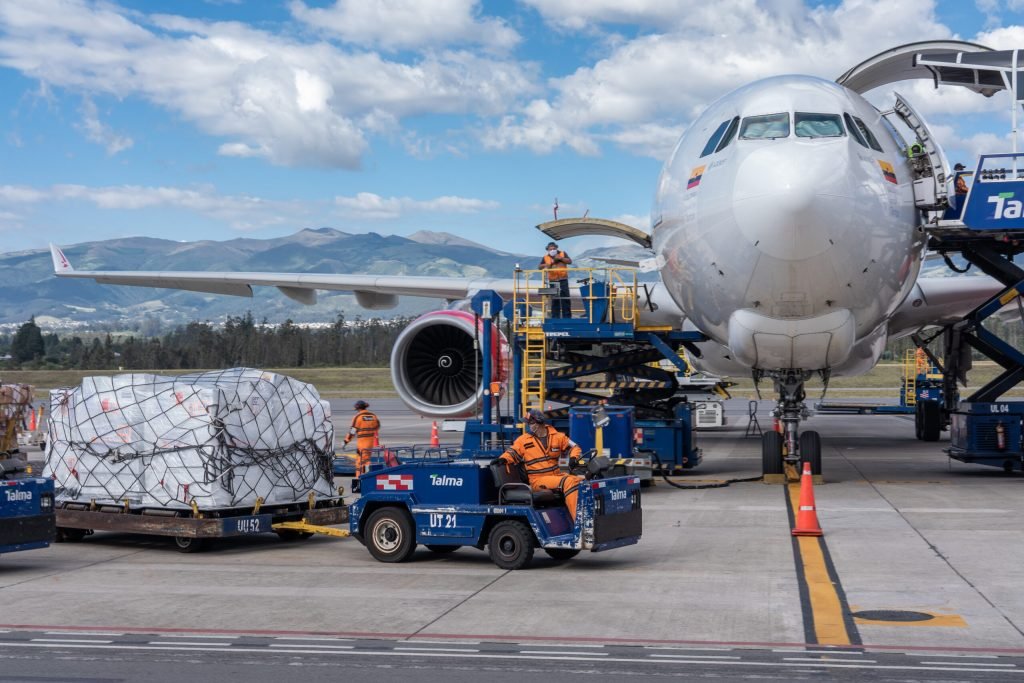 8.8 tons of Covid-19 medical aid from Direct Relief arriving in Ecuador on June 4, 2020. (Isadora Romero for Direct Relief)