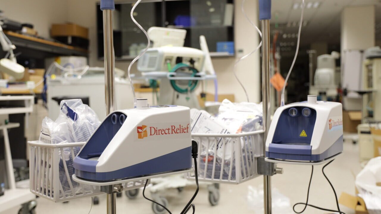 On June 18th, 2021 AUBMC - American University of Beirut Medical Center in Lebanon received of a shipment of Direct Relief-purchased medical equipment and supplies delivered by Anera. The delivery included two oxygen supply systems to support the recovery of Covid-19 patients. (Photos courtesy of Anera)