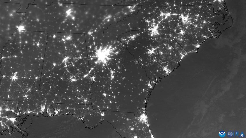 NOAA satellite image