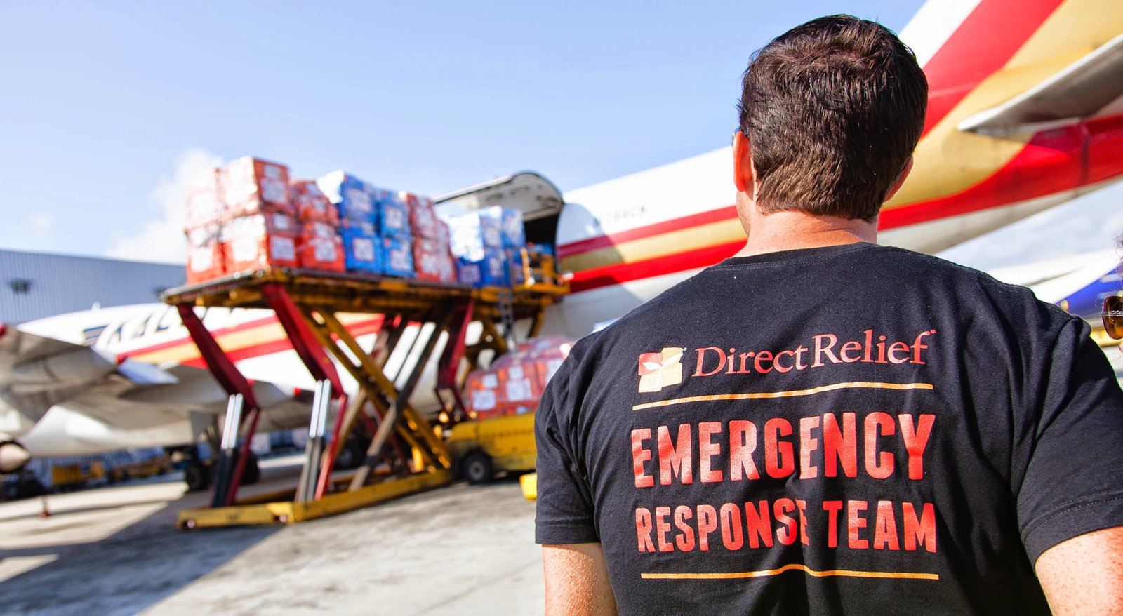 Direct Relief-chartered 747 emergency airlift, ebola response (2014)