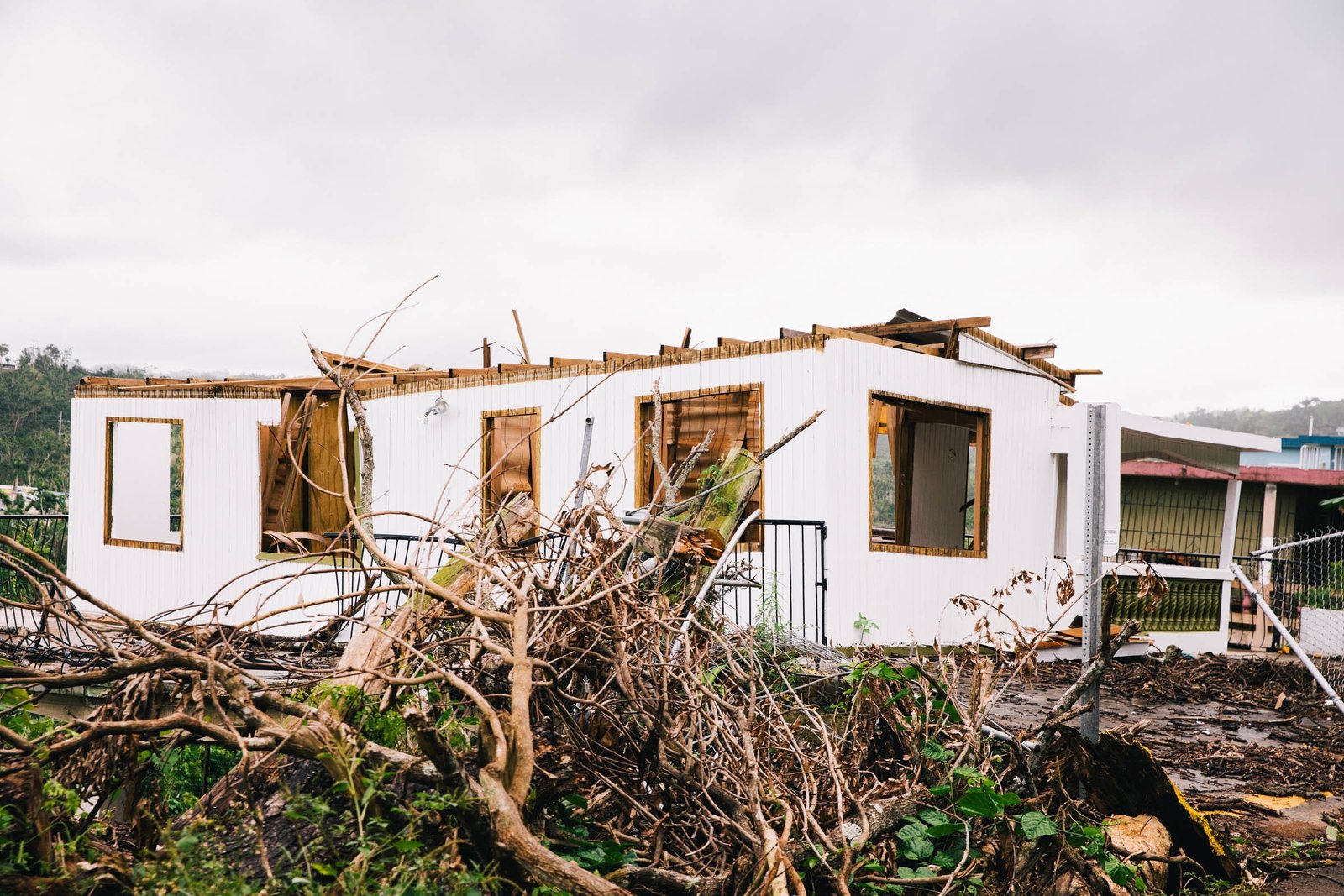 Damage from Hurricane Maria, Puerto Rico. (Donnie Hedden for Direct Relief)
